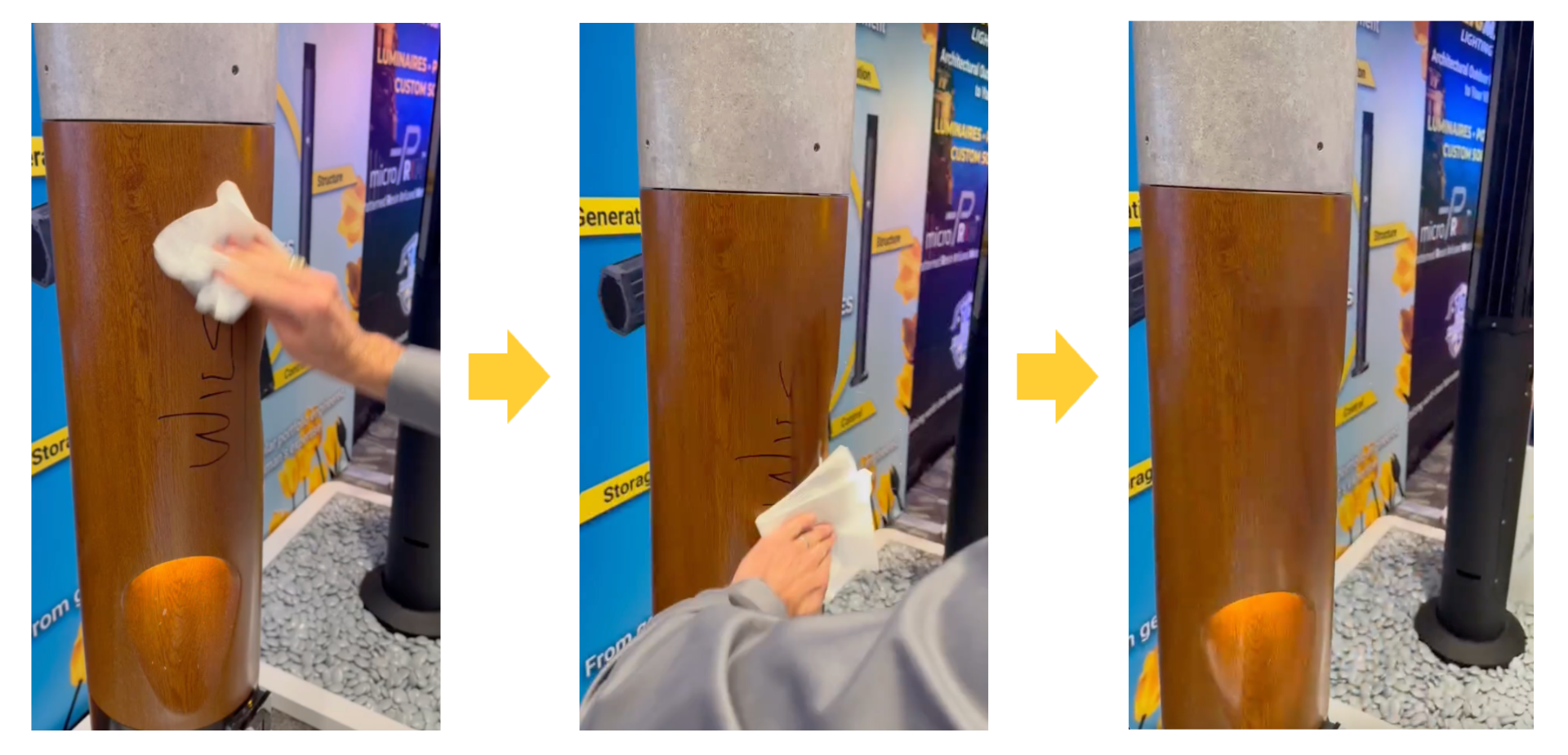 MicroPRIM™ Graffiti Resistance Demonstration MicroPRIM™ Graffiti Resistance Demonstration