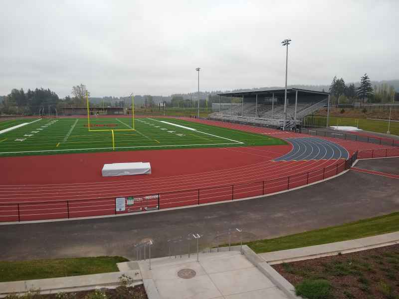 High School Football Field and Track