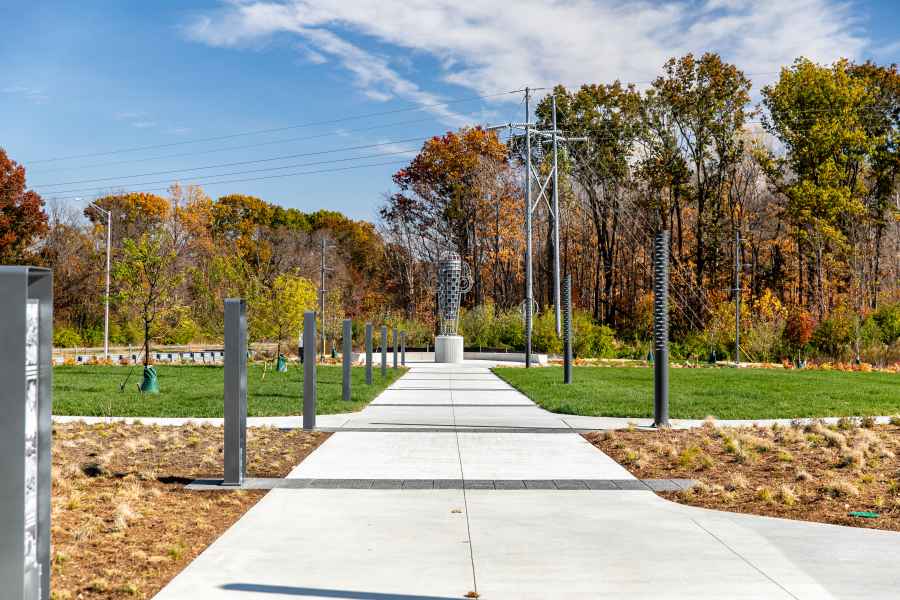 INDOT Clear Creek Day Walkway With Column