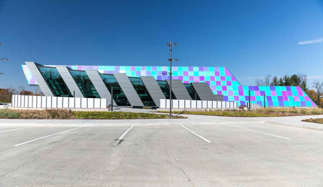 INDOT Clear Creek Day Parking Lot View