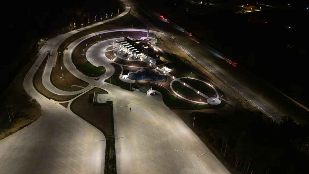 INDOT Clear Creek Night