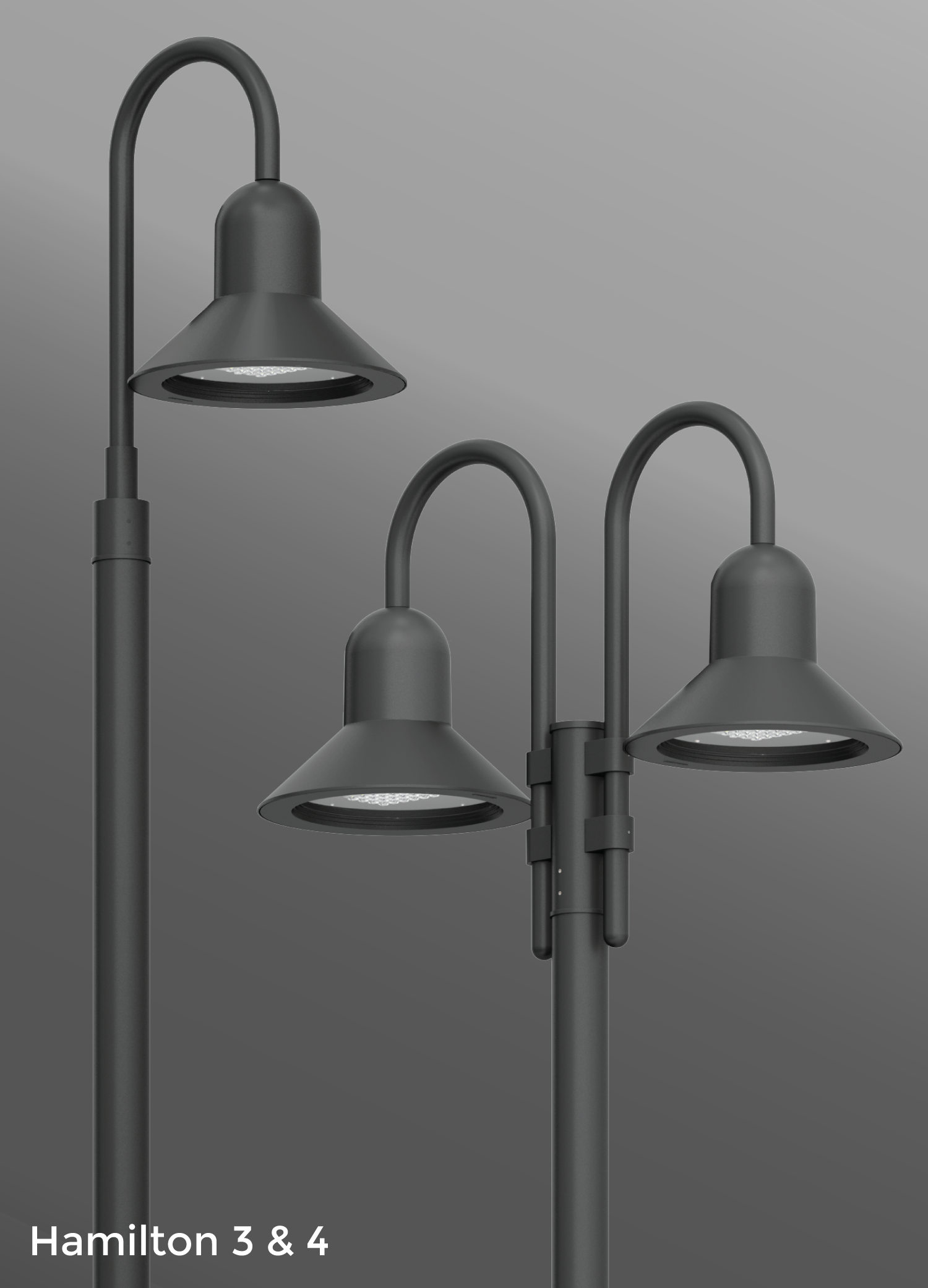 Ligman Lighting's Hamilton Post Top (model UHAM-200XX).